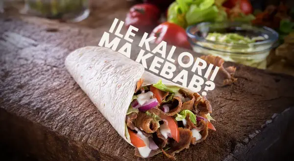 Pyszny kebab w tortilli z mięsem, warzywami i sosem. Zastanawiasz się, ile kalorii ma kebab w tortilli?